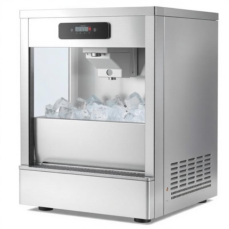 Euro-Grand 40kg/24h Commercial Ice Maker Stainless Steel