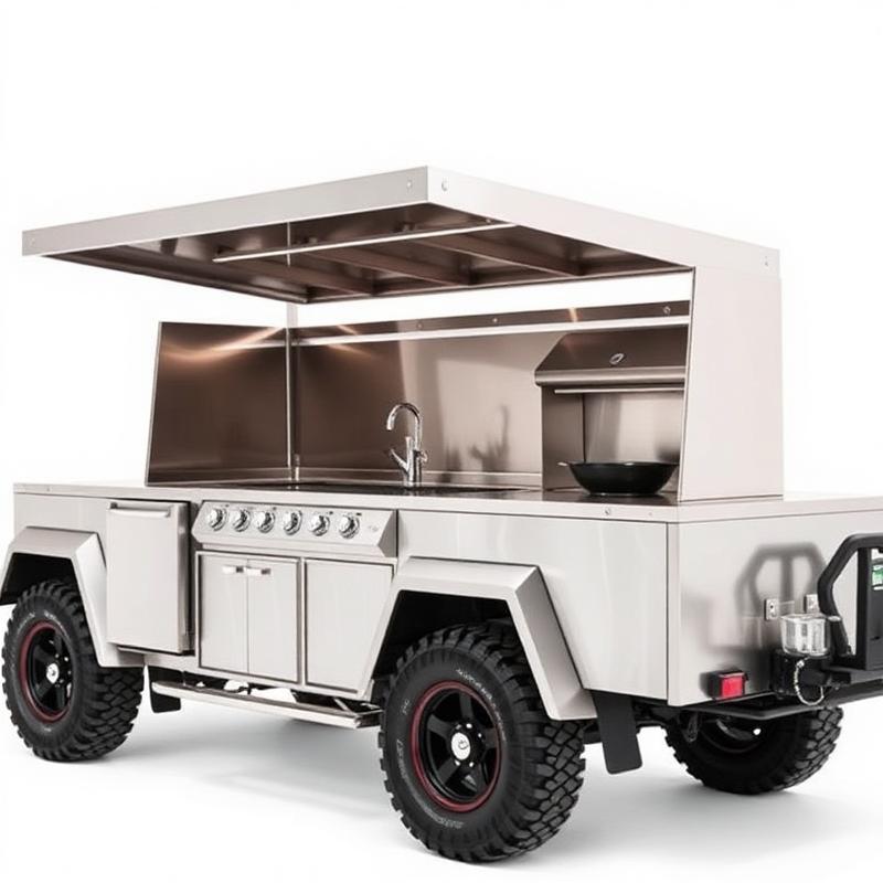 Stainless Steel Slide-Out 4WD Camp Kitchen