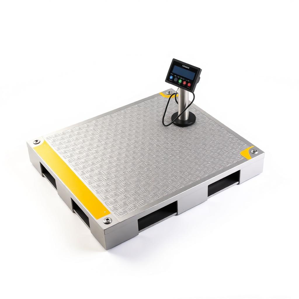 1 Tonne Low-Profile Pallet Platform Scale 120×120cm